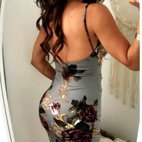 FashionedStar Bodycon Dress, Slim Fit Dress, Sexy Printed Dress