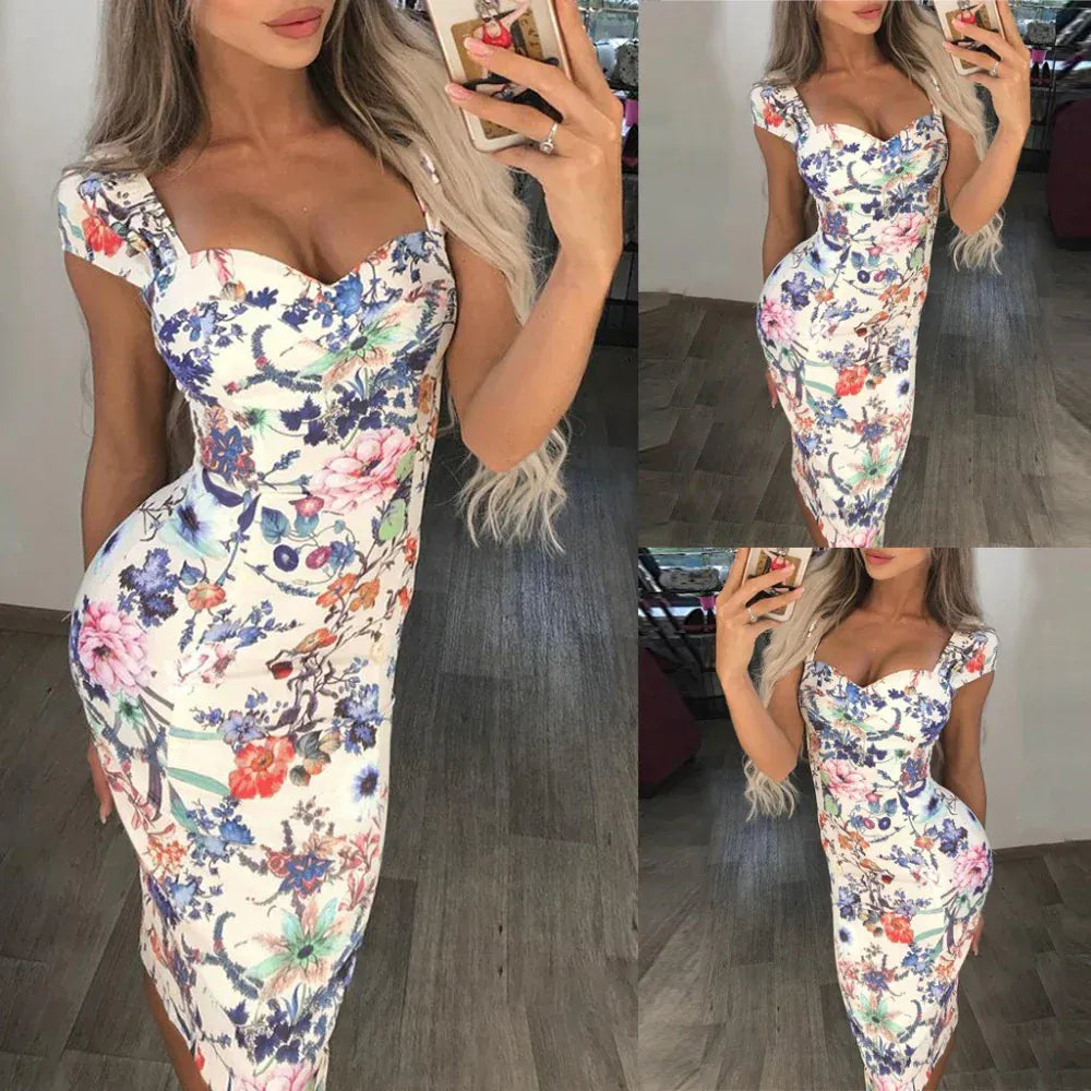 FashionedStar Printed Sexy Dress, Elegant Dress