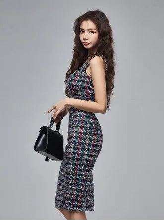 FashionedStar Sleeveless Dress, Chunky Knit Dress, Tank Dress