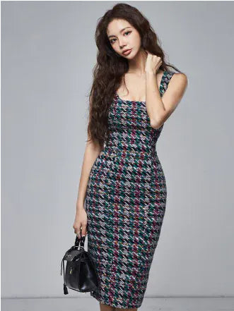 FashionedStar Sleeveless Dress, Chunky Knit Dress, Tank Dress