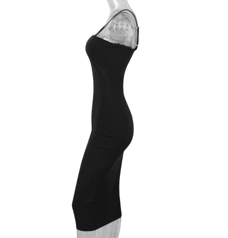 FashionedStar Strap Dress, Nightclub Dress, Milk Silk Bandage Dress