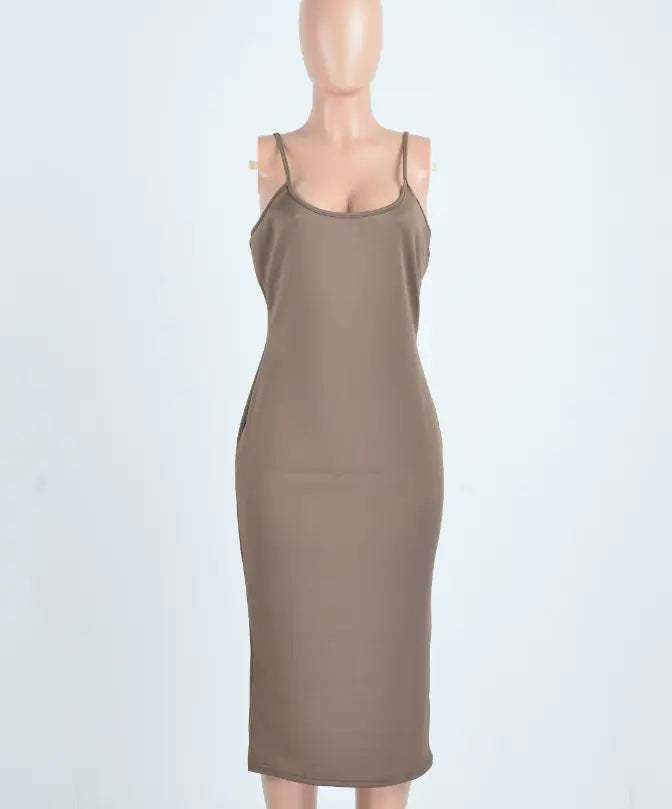 FashionedStar Strap Dress, Nightclub Dress, Milk Silk Bandage Dress