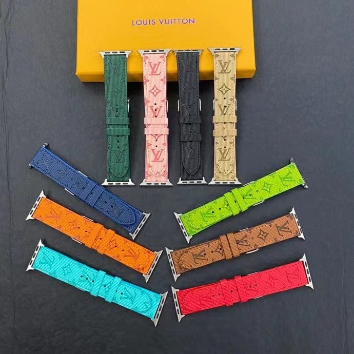 fashionedstare Louis Vuitton Monogram Embossed Apple Watch Bands