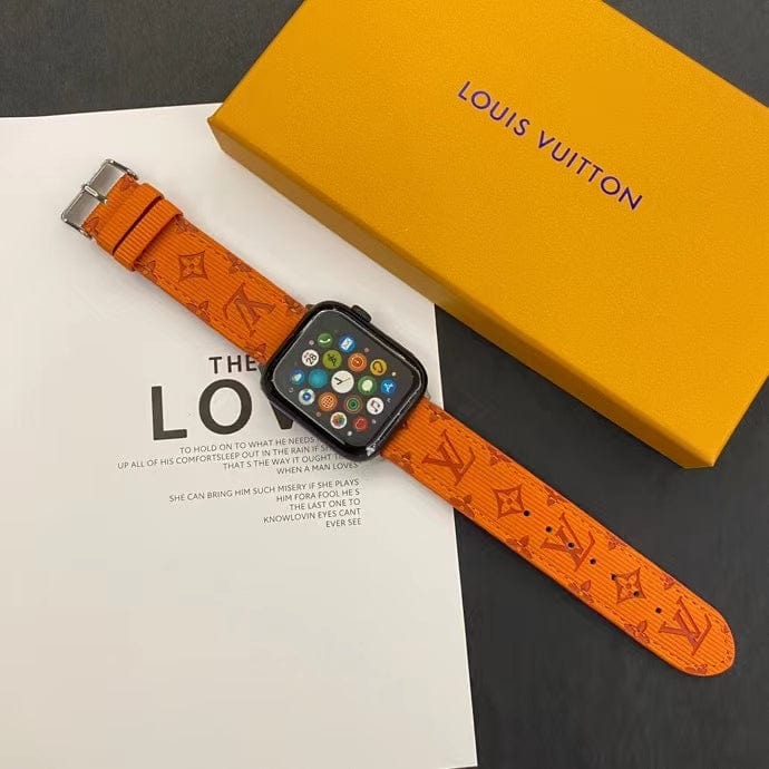 fashionedstare Louis Vuitton Monogram Embossed Apple Watch Bands