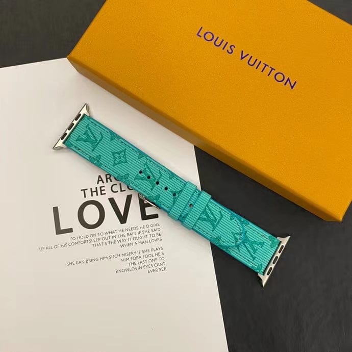 fashionedstare Louis Vuitton Monogram Embossed Apple Watch Bands