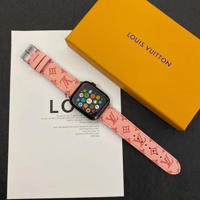 fashionedstare Louis Vuitton Monogram Embossed Apple Watch Bands