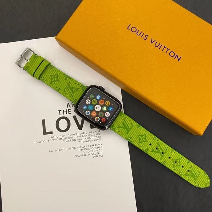 fashionedstare Louis Vuitton Monogram Embossed Apple Watch Bands