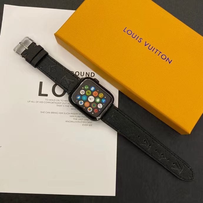 fashionedstare Louis Vuitton Monogram Embossed Apple Watch Bands