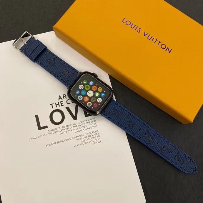 fashionedstare Louis Vuitton Monogram Embossed Apple Watch Bands