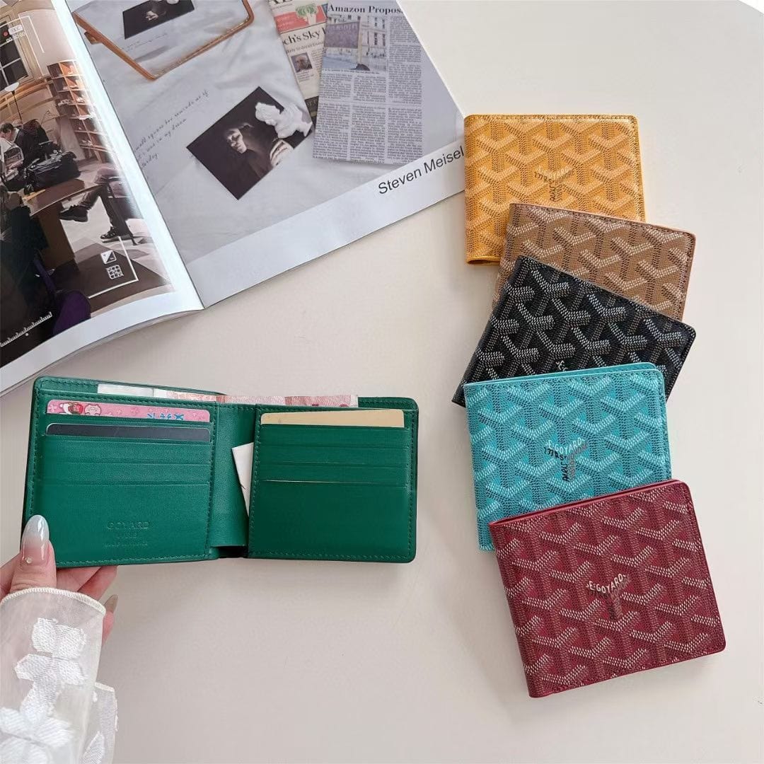 Tony Goyard Monogram Bifold Wallet – Multiple Colors Available