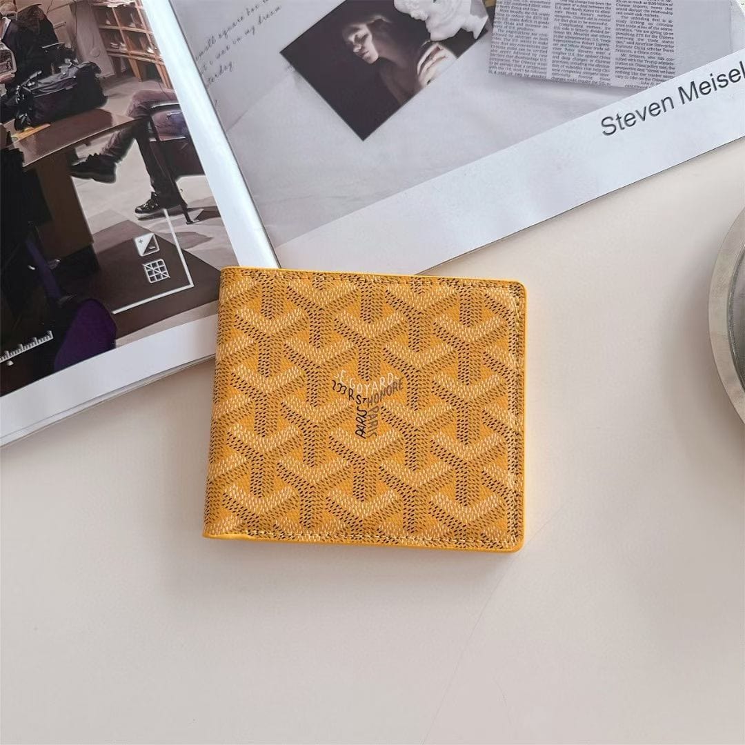 Tony Goyard Monogram Bifold Wallet – Multiple Colors Available