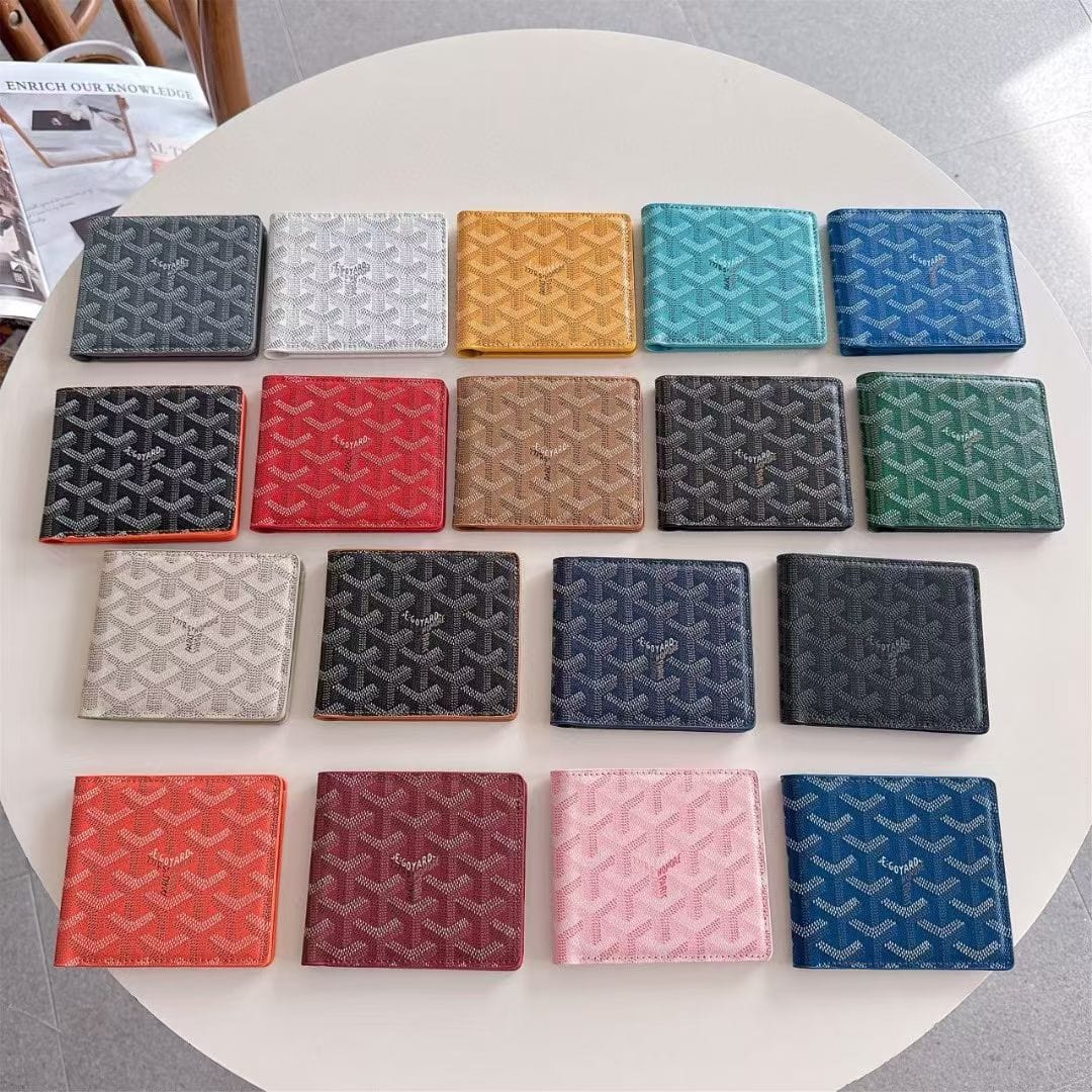 Tony Goyard Monogram Bifold Wallet – Multiple Colors Available