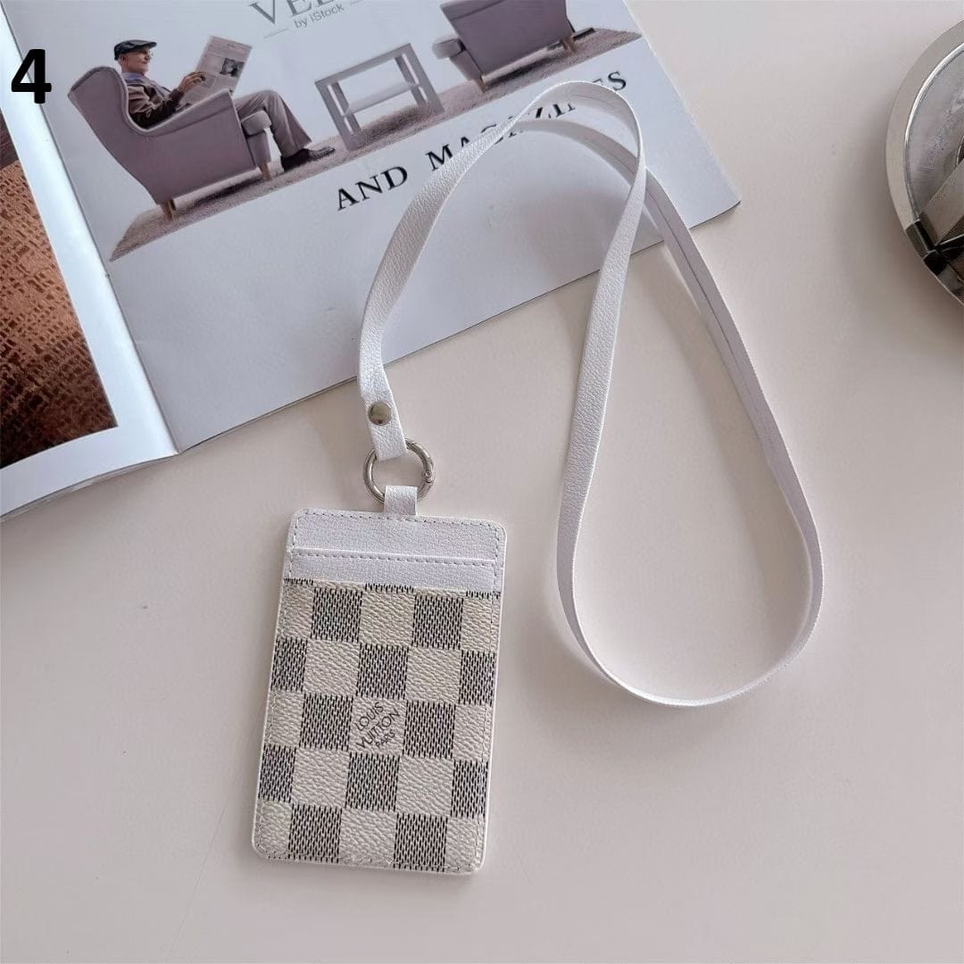 Tony Gucci & Louis Vuitton ID Card Holder with Lanyard