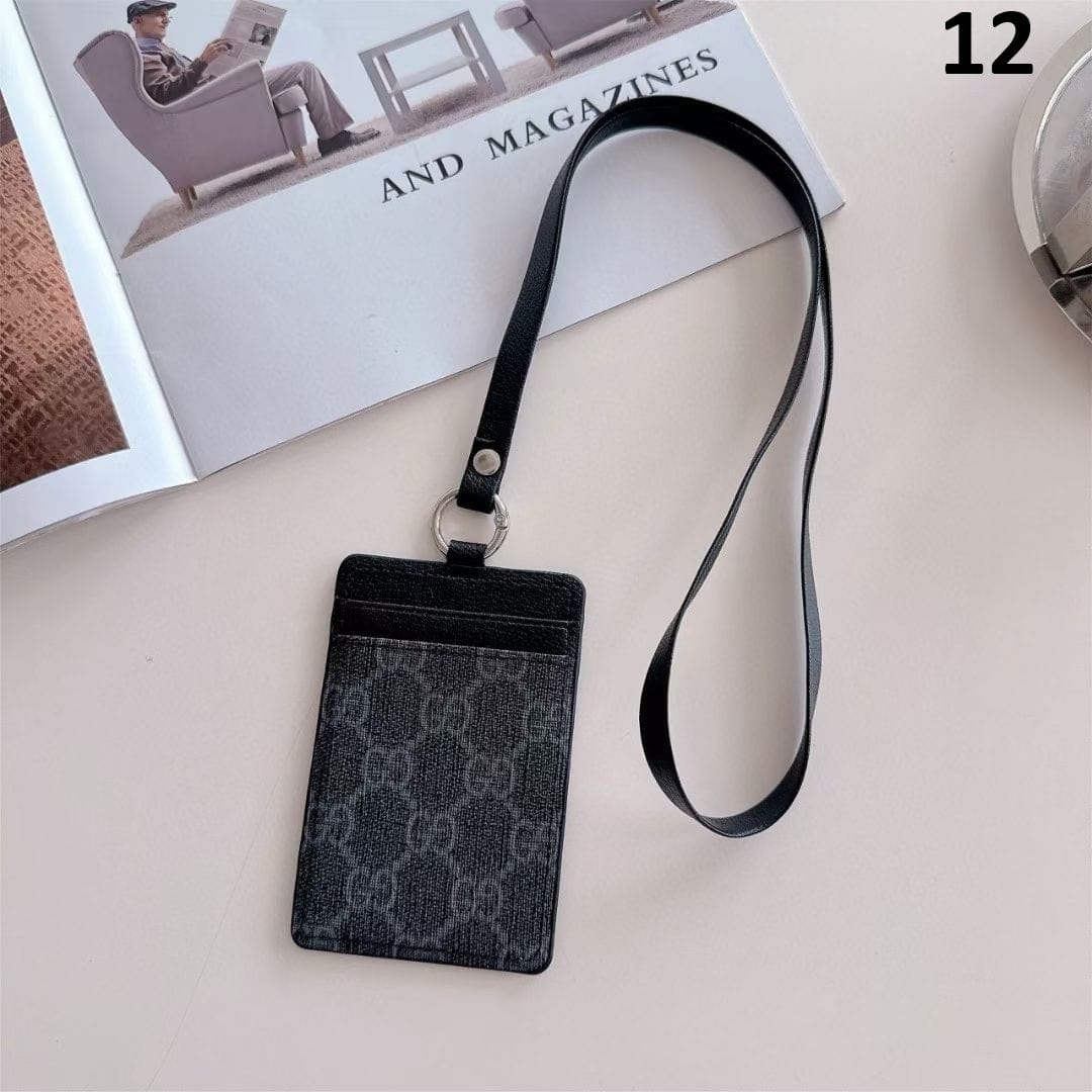 Tony Gucci & Louis Vuitton ID Card Holder with Lanyard