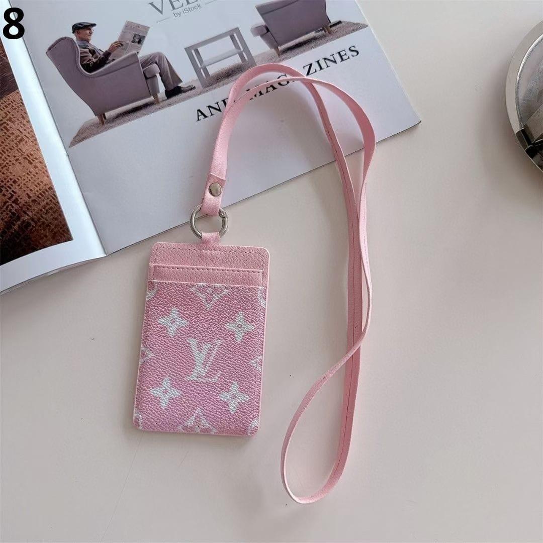 Tony Gucci & Louis Vuitton ID Card Holder with Lanyard