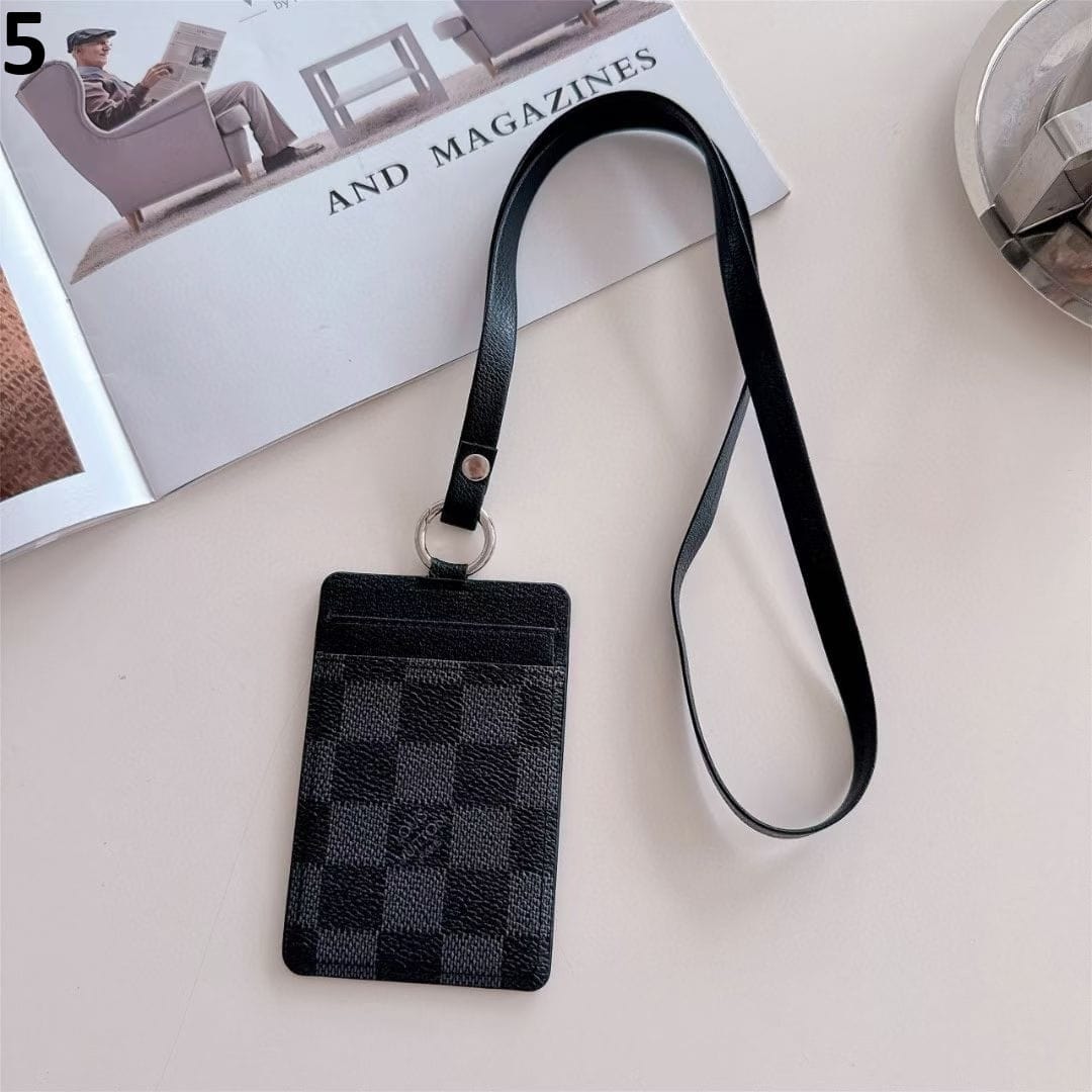 Tony Gucci & Louis Vuitton ID Card Holder with Lanyard