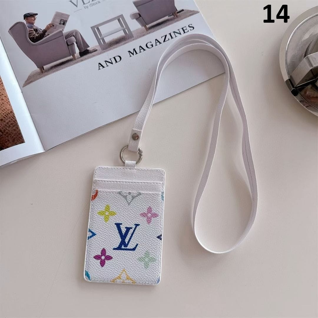 Tony Gucci & Louis Vuitton ID Card Holder with Lanyard