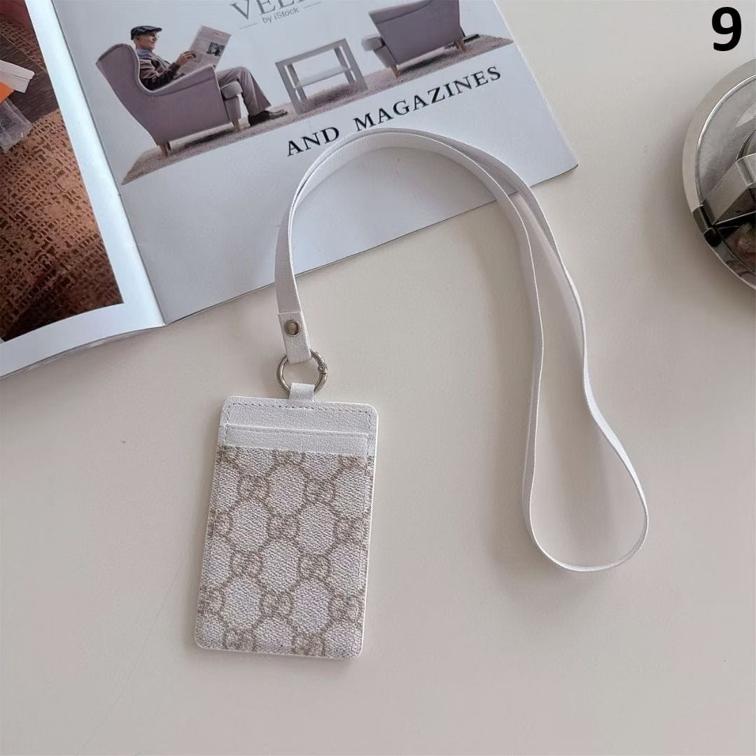 Tony Gucci & Louis Vuitton ID Card Holder with Lanyard