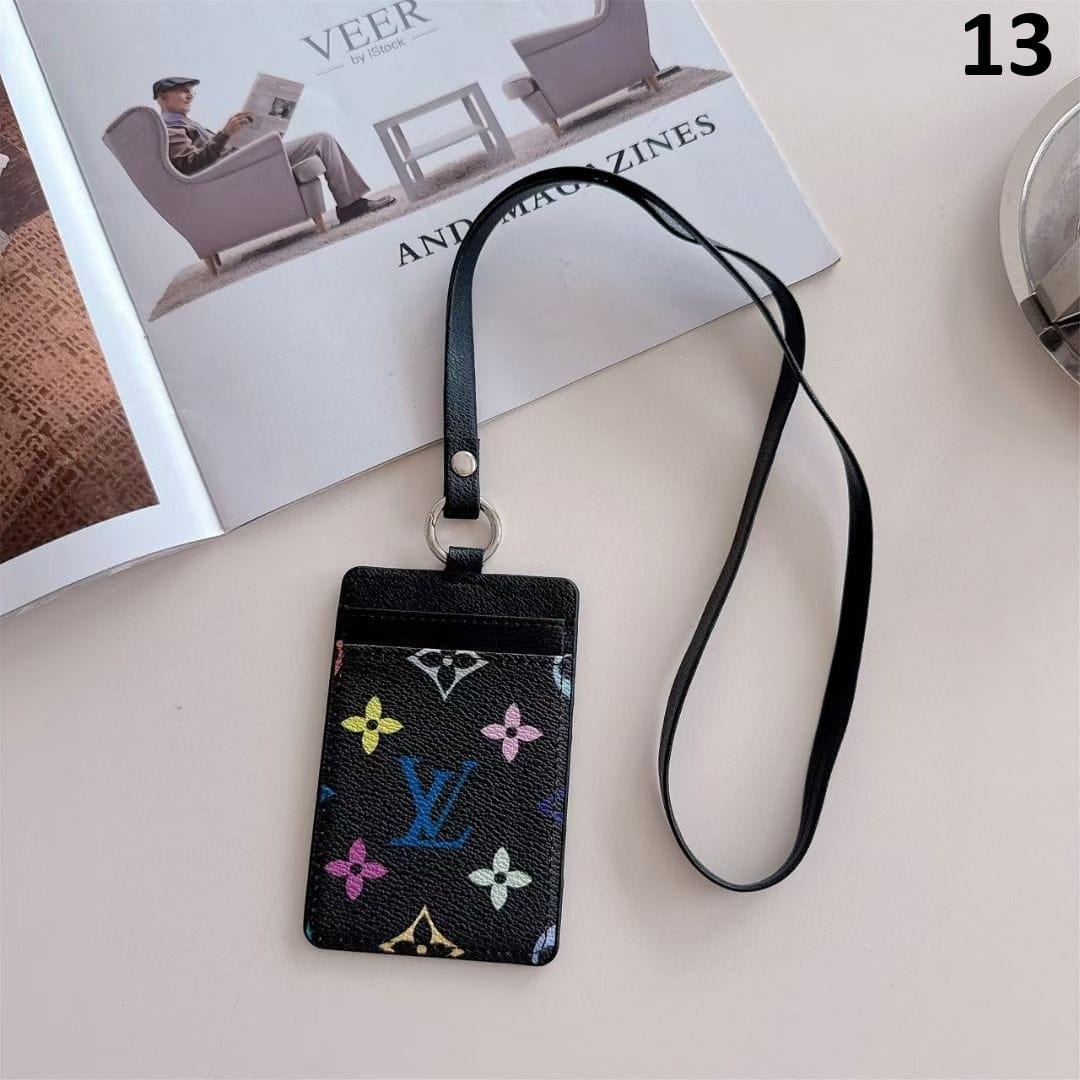 Tony Gucci & Louis Vuitton ID Card Holder with Lanyard