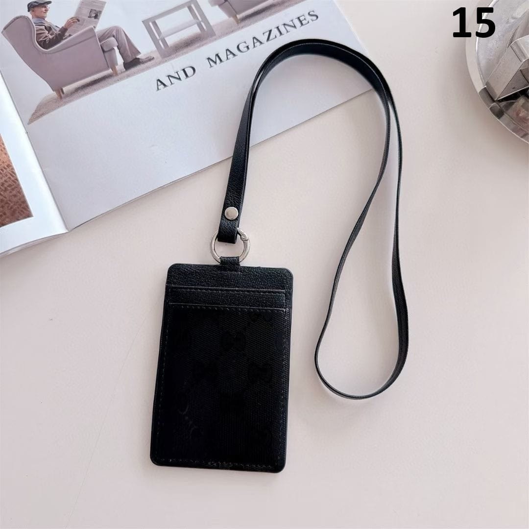 Tony Gucci & Louis Vuitton ID Card Holder with Lanyard