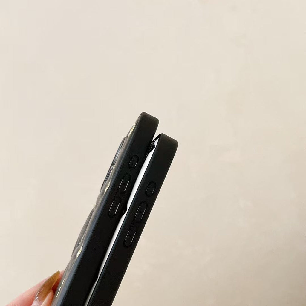 Tony Louis Vuitton 3D Quilted Monogram Leather iPhone Case